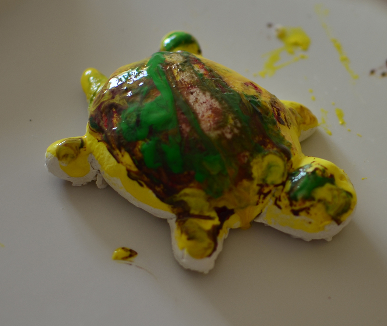 Как мы красили черепаху