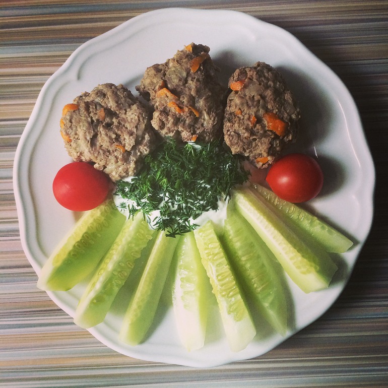 Тефтели с овощами