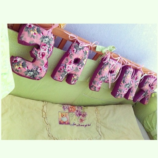 новые буковки! для малышки, которую наконец-то выписали.