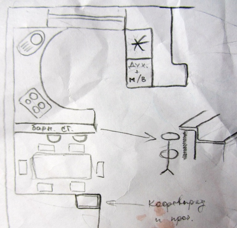 ??? Кухня+гостиная