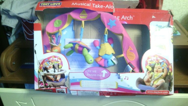 подвеска музыкальная на коляску 500р