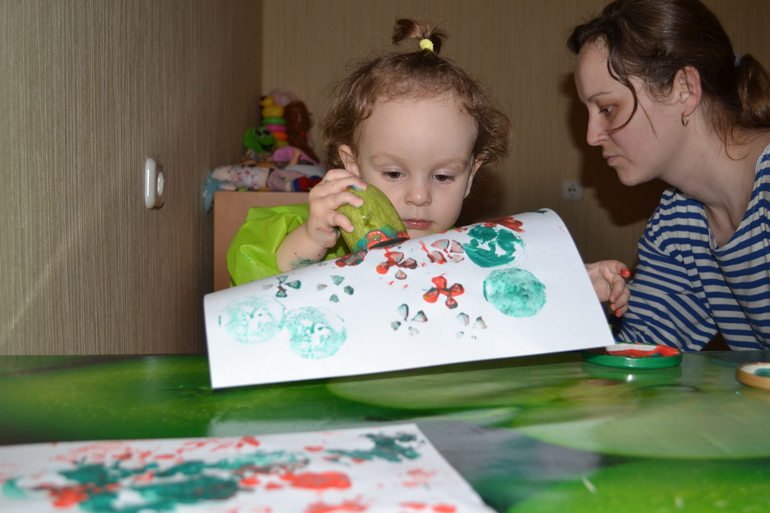 Первое занятие в художке