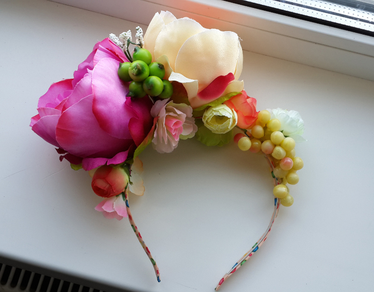 Обручи и ободки ручной работы