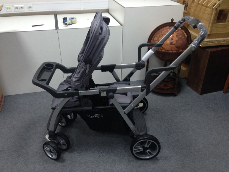 Фотообзор коляски для погодок и двойни Joovy Caboose VaryLight
