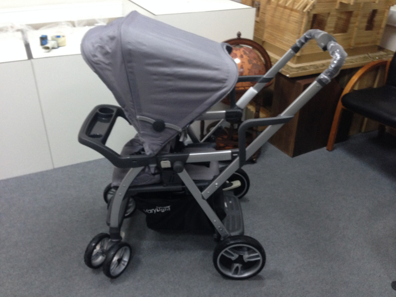 Фотообзор коляски для погодок и двойни Joovy Caboose VaryLight