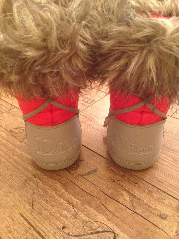 DIOR оригинал сноубутсы, размер 23-25, цена 4000 руб.