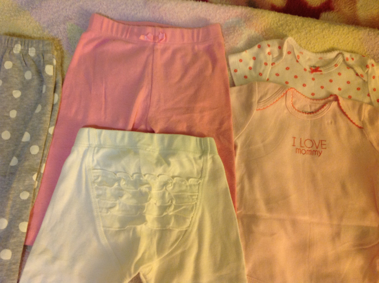Фирменные вещи на девочку от 0-9 мес.