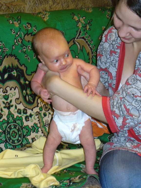 Поход к педиатру наших мальчишек))))