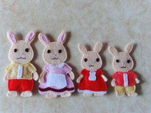 Sylvanian Families из фетра)