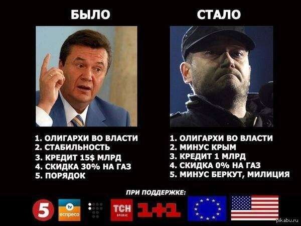 Украина катиться по наклонной...