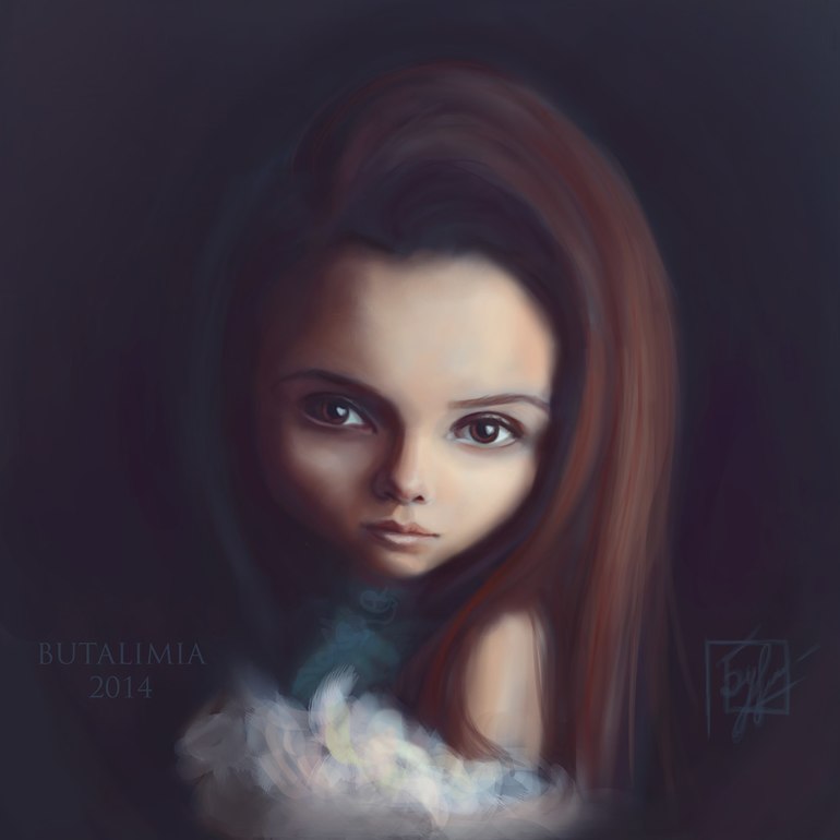 Рисунок.Портрет Арсении.