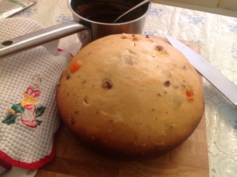 А вот и наш куличик из мультиварки!