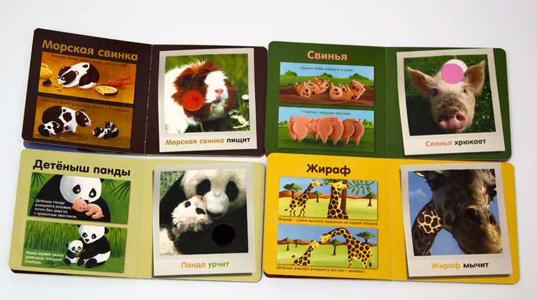 Наши книги до 1 года. С тактильными вставками