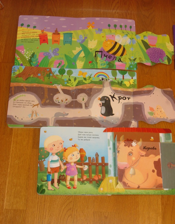 Наши книги до 1 года и после. С  секретными окошками