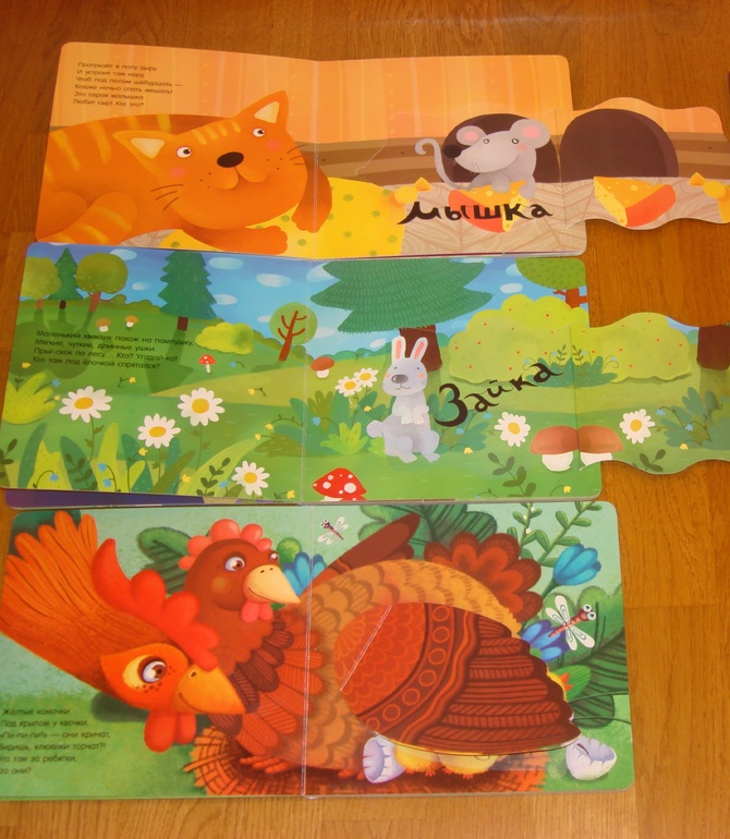 Наши книги до 1 года и после. С  секретными окошками