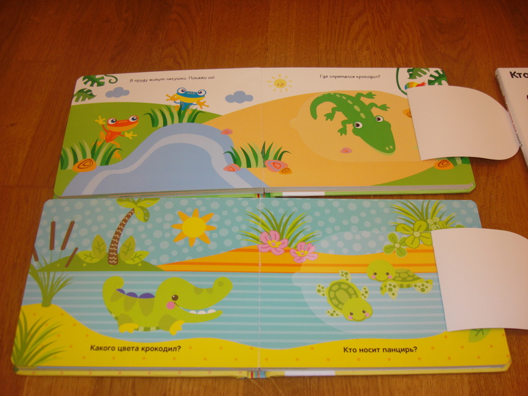 Наши книги до 1 года и после. С  секретными окошками