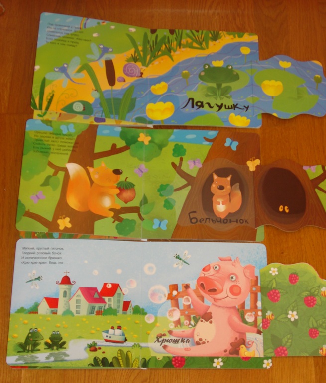 Наши книги до 1 года и после. С  секретными окошками