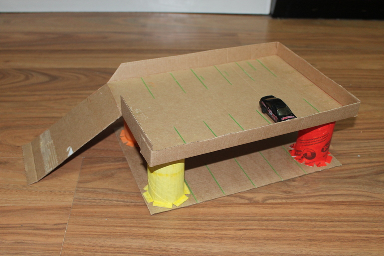 Сделали с сыночком парковку