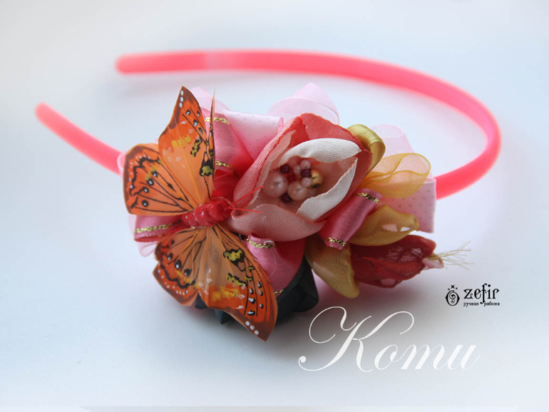 бабочки на  ладошке