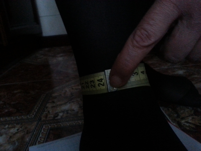Мерки моей стопы....