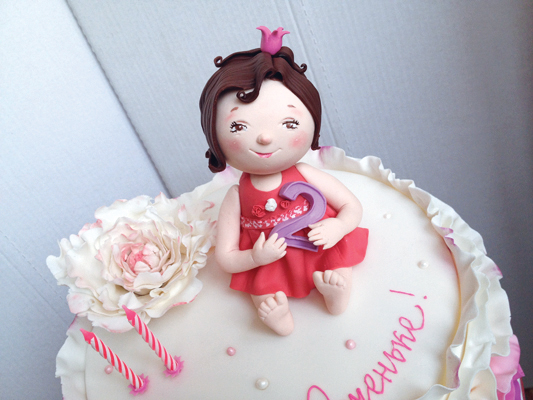 Торт Принцесса в рюшах