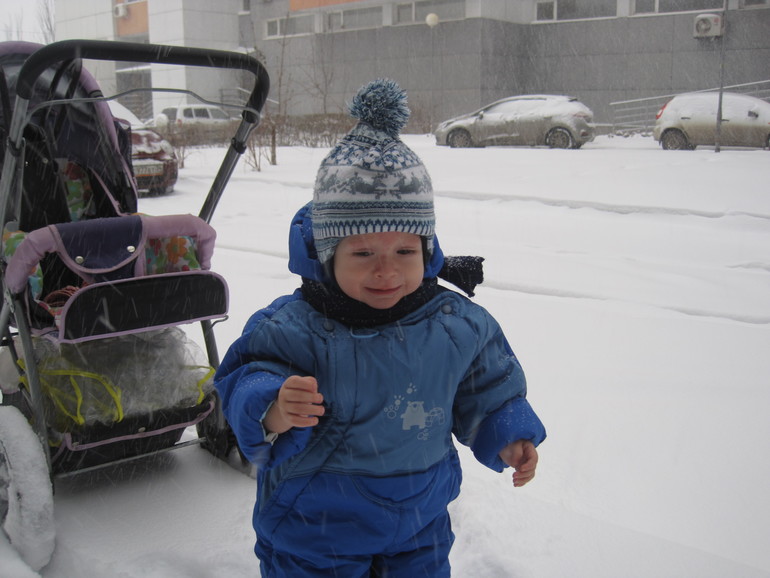 а у нас ... зима