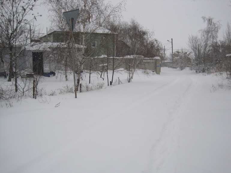 а у нас ... зима