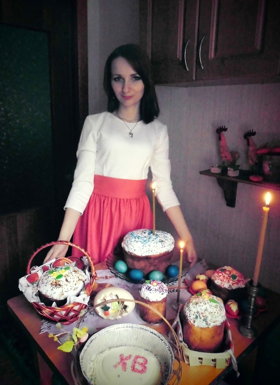 Отчётик на память о пасхальных приготовлениях и утре светлого праздника)