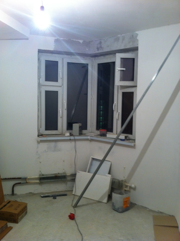 Треугольное окно, нужен совет.