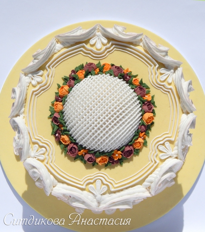 Скроллы и цветы - любимый айсинг