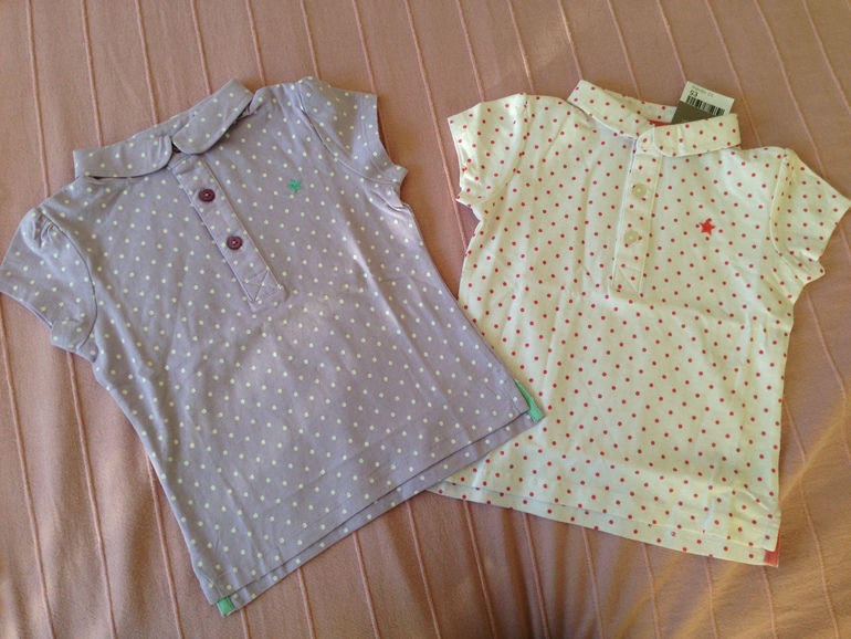 Наша посылочка NEXT, размер 12-18 сравниваю с размером 6-9